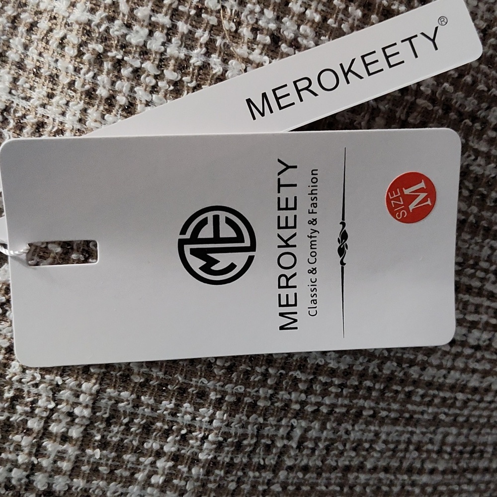 Merokeety Tweed Button-Up Jacket - Picture 2 of 3